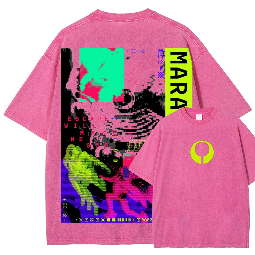 Marathon Unisex Fit Washed T-Shirt 2603012367