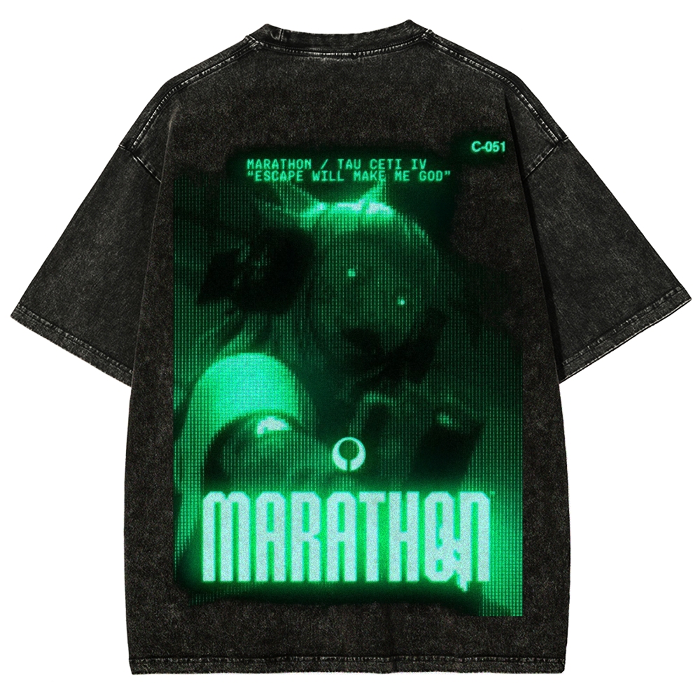 Marathon Unisex Fit Washed T-Shirt 2603012378