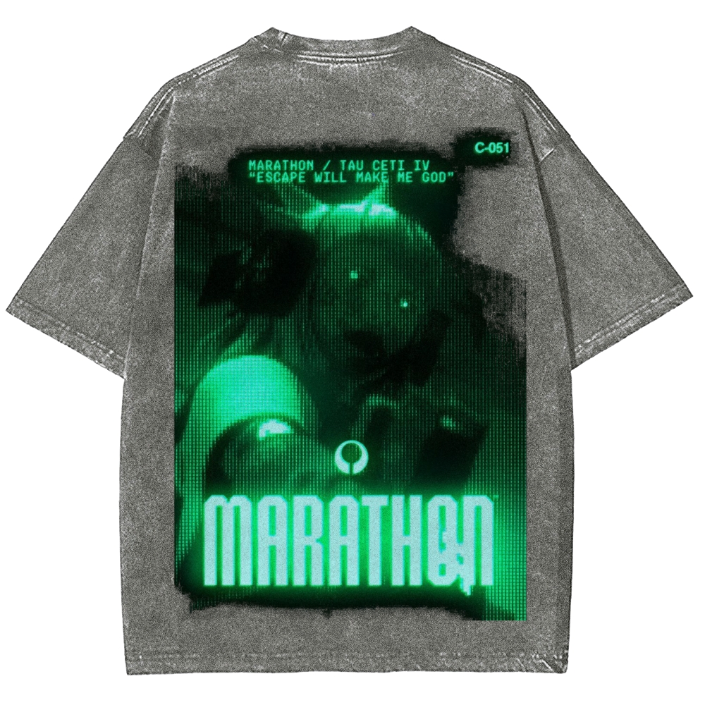 Marathon Unisex Fit Washed T-Shirt 2603012378