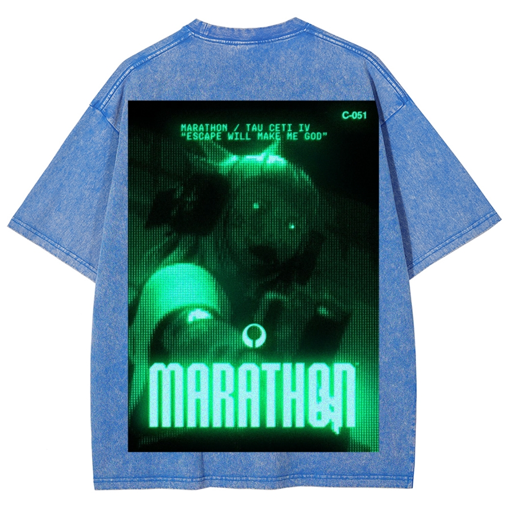 Marathon Unisex Fit Washed T-Shirt 2603012378