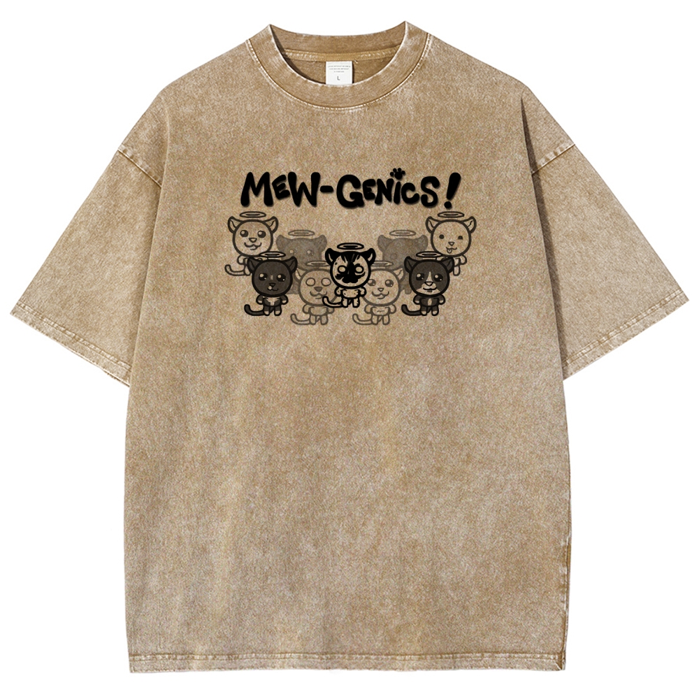Mewgenics Unisex Fit Washed T-Shirt 2603012777