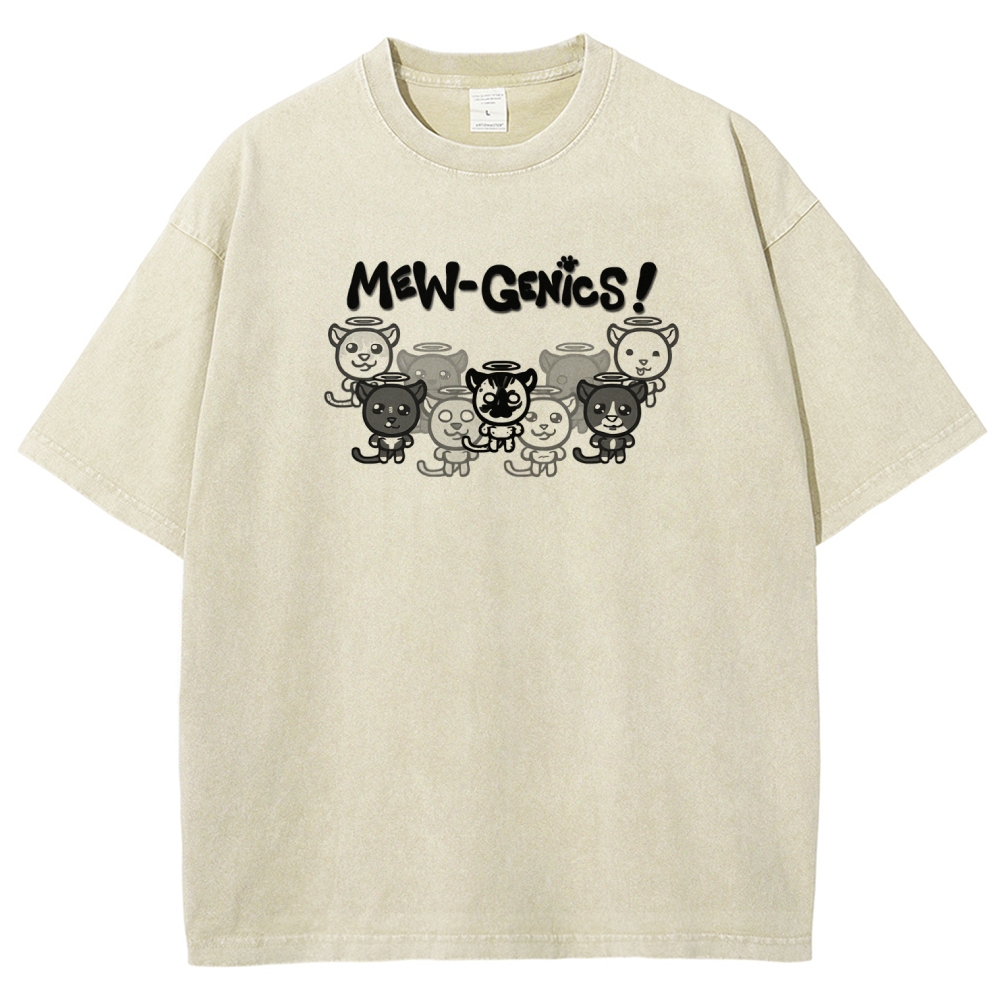 Mewgenics Unisex Fit Washed T-Shirt 2603012777