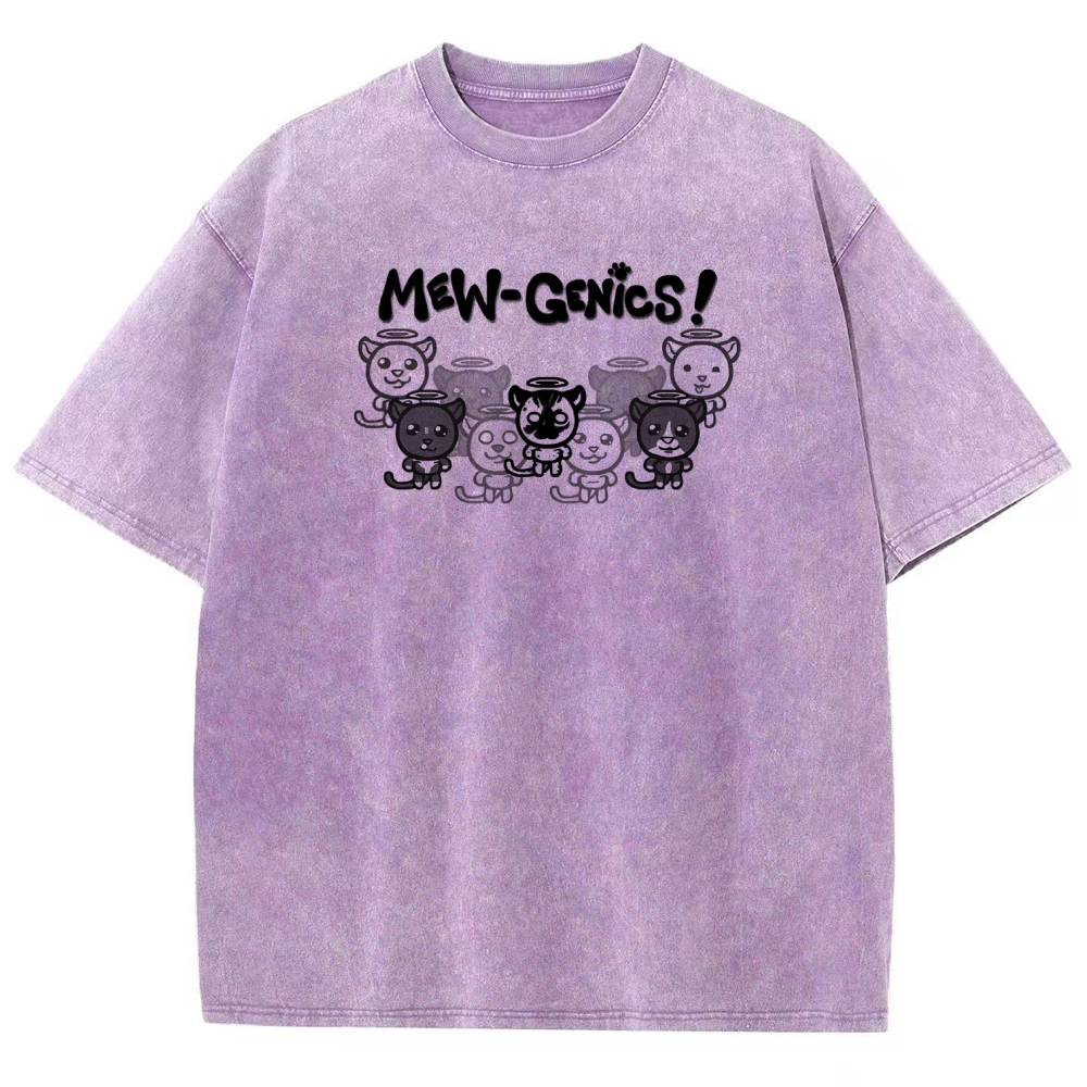 Mewgenics Unisex Fit Washed T-Shirt 2603012777