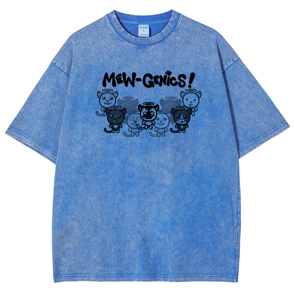 Mewgenics Unisex Fit Washed T-Shirt 2603012777