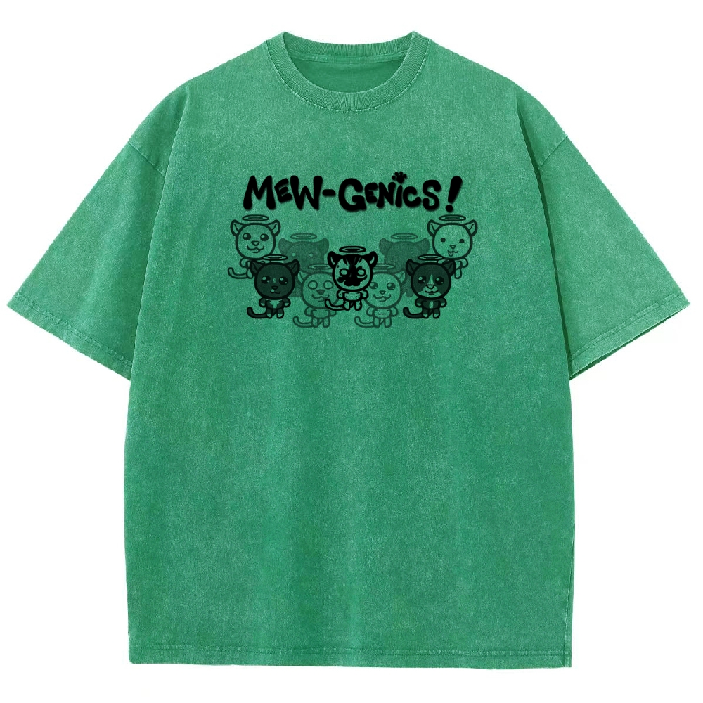 Mewgenics Unisex Fit Washed T-Shirt 2603012777