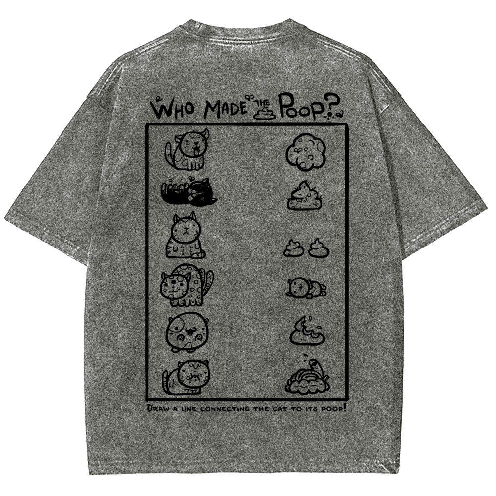 Mewgenics Unisex Fit Washed T-Shirt 2603012803