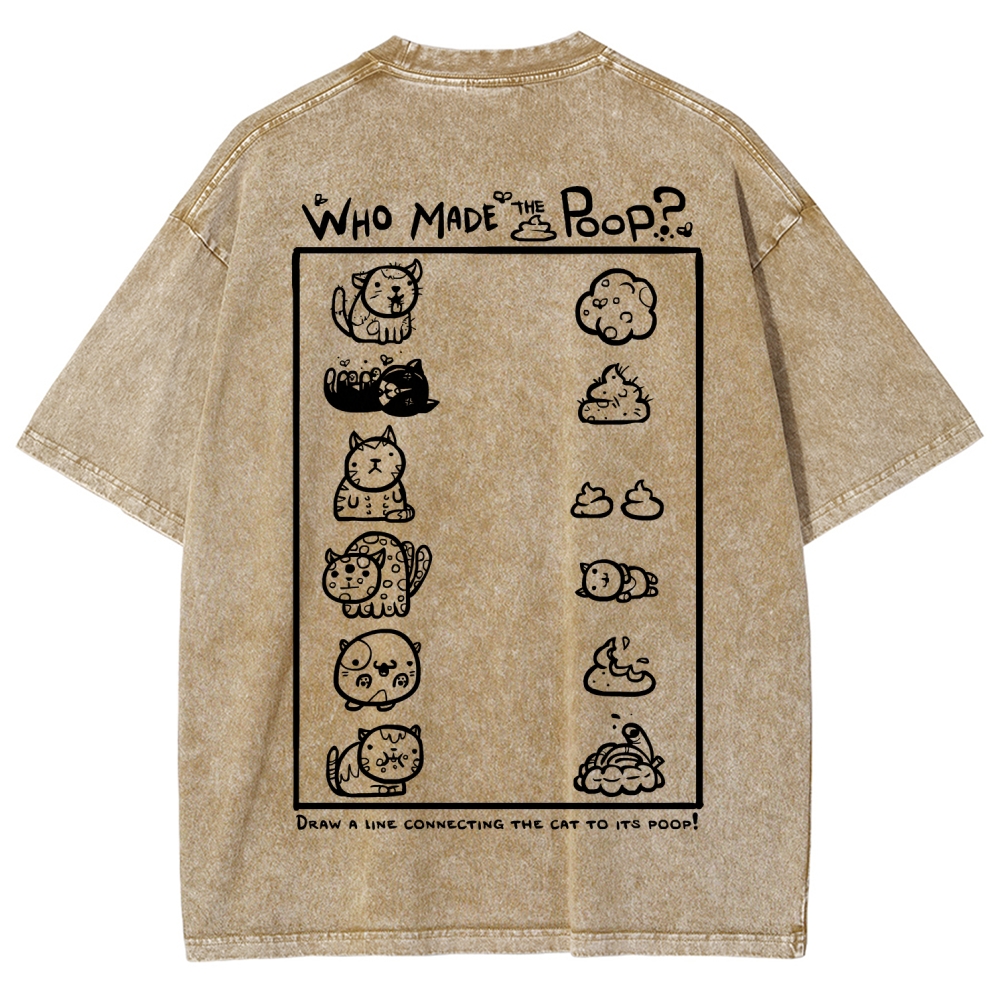 Mewgenics Unisex Fit Washed T-Shirt 2603012803