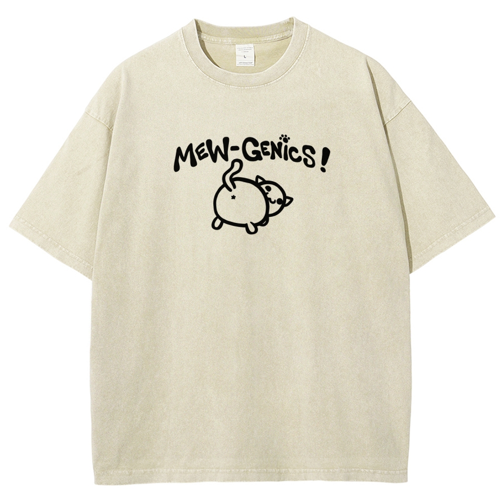Mewgenics Unisex Fit Washed T-Shirt 2603012803