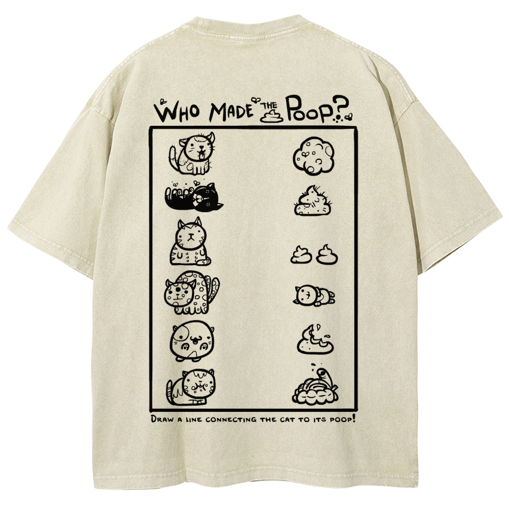 Mewgenics Unisex Fit Washed T-Shirt 2603012803