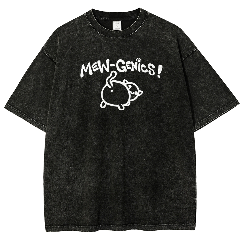 Mewgenics Unisex Fit Washed T-Shirt 2603012803