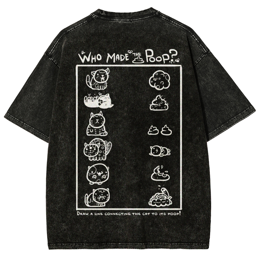 Mewgenics Unisex Fit Washed T-Shirt 2603012803