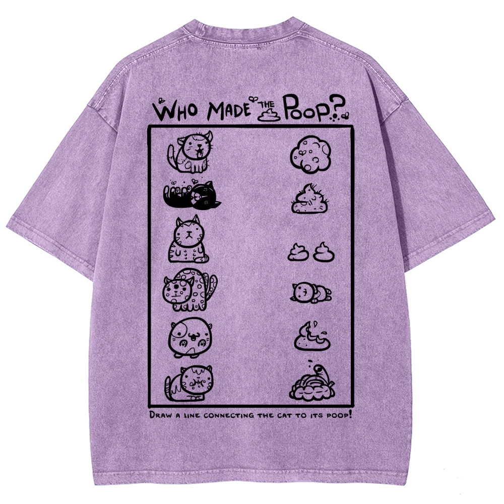 Mewgenics Unisex Fit Washed T-Shirt 2603012803