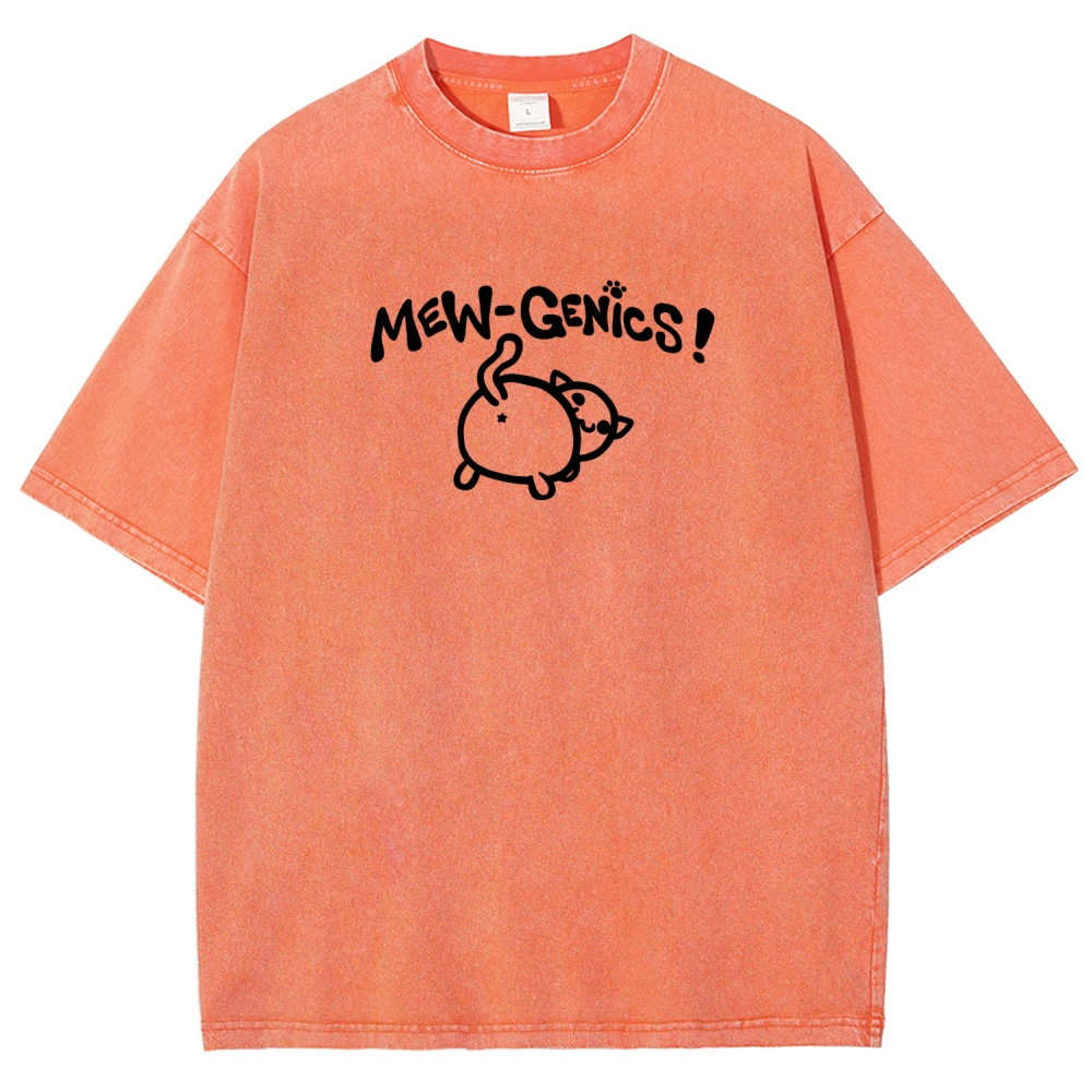 Mewgenics Unisex Fit Washed T-Shirt 2603012803