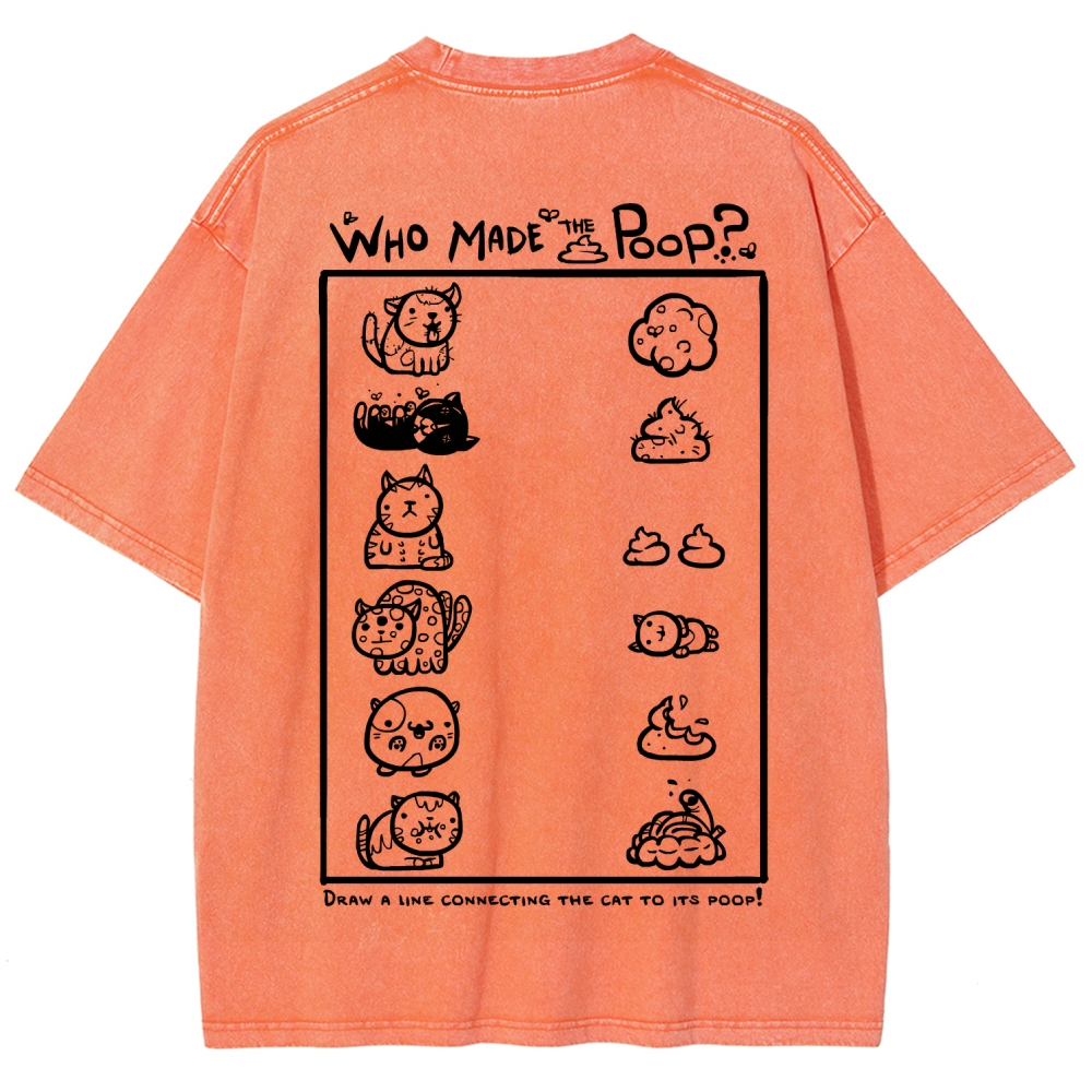 Mewgenics Unisex Fit Washed T-Shirt 2603012803