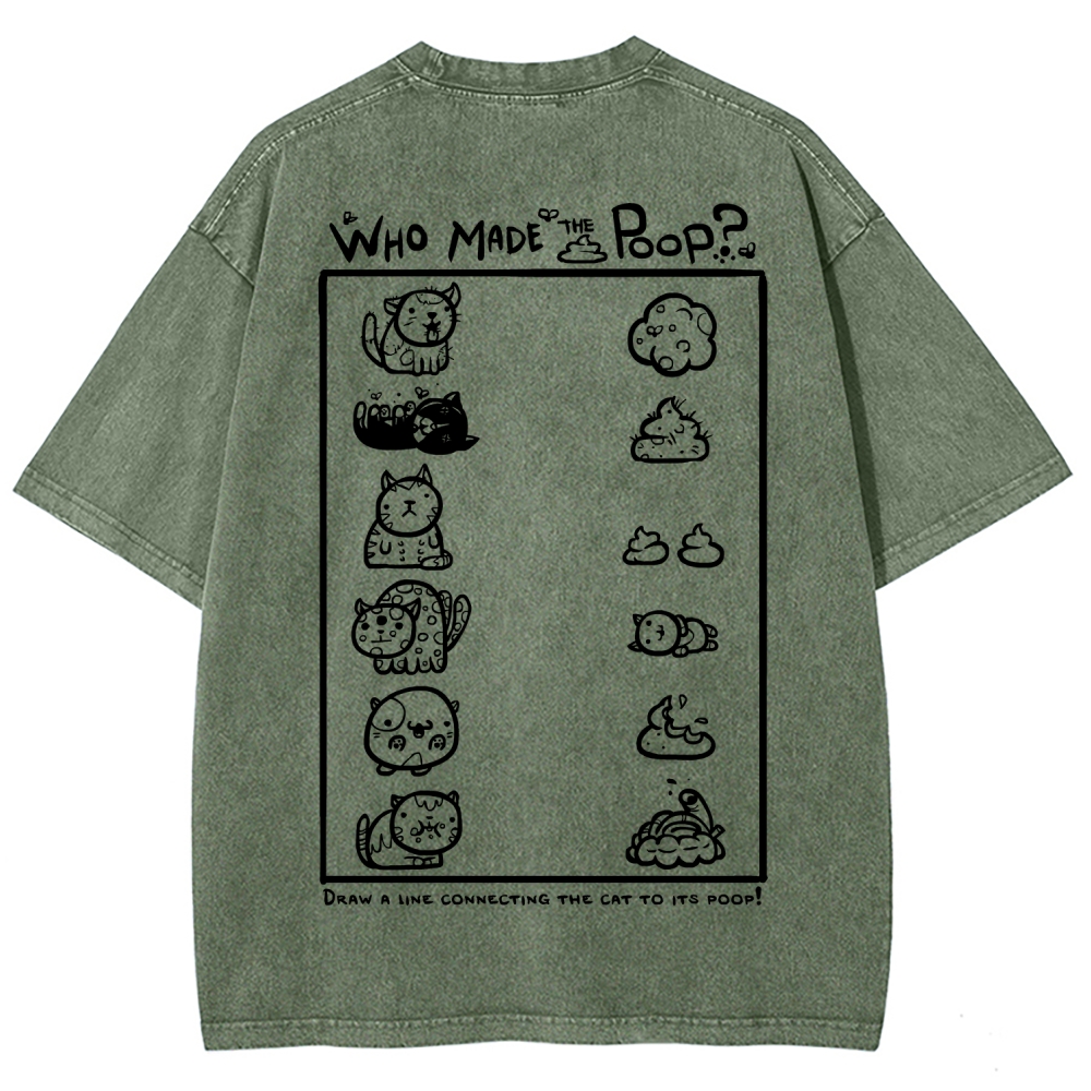 Mewgenics Unisex Fit Washed T-Shirt 2603012803