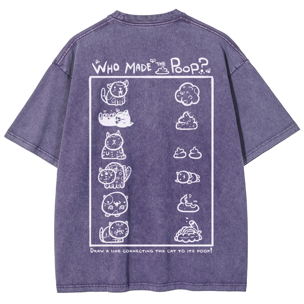 Mewgenics Unisex Fit Washed T-Shirt 2603012803