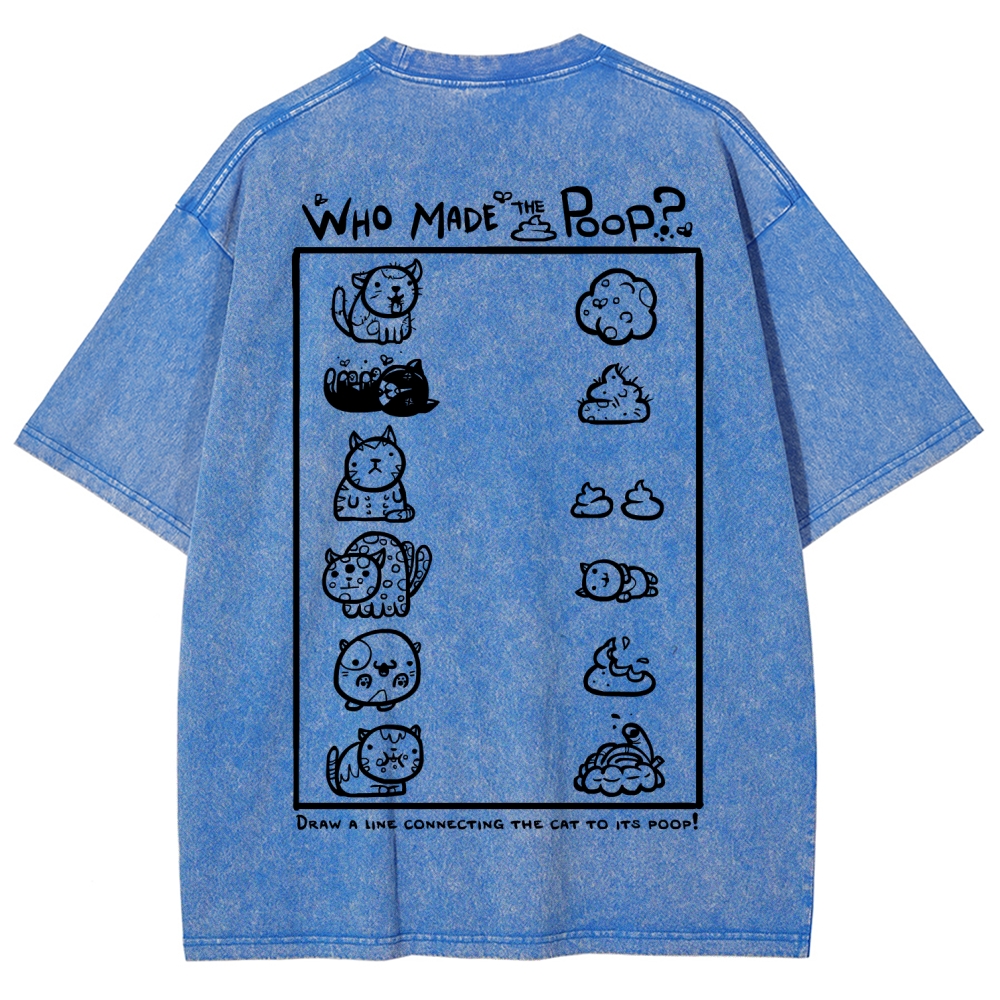 Mewgenics Unisex Fit Washed T-Shirt 2603012803