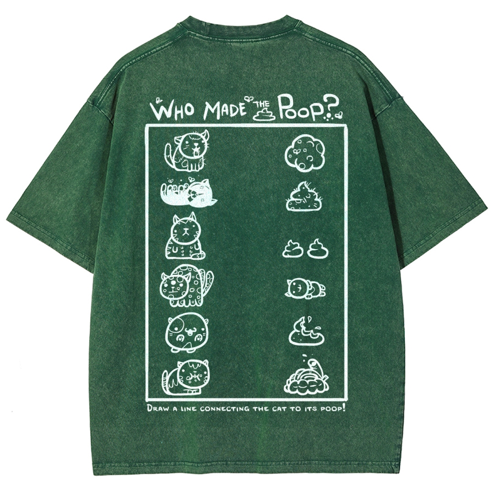 Mewgenics Unisex Fit Washed T-Shirt 2603012803