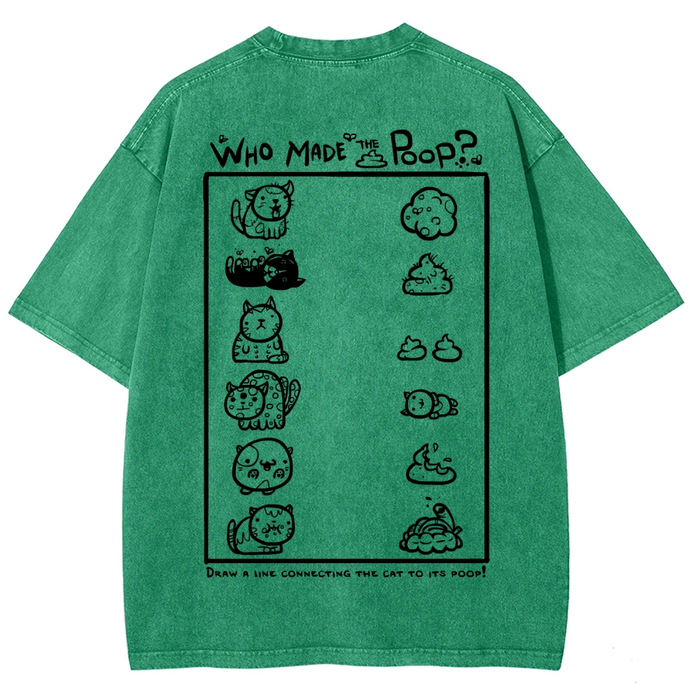 Mewgenics Unisex Fit Washed T-Shirt 2603012803