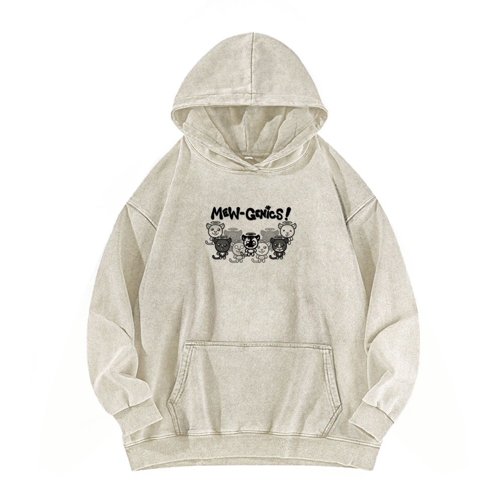 Mewgenics Unisex Washed Hoodie 2603012899