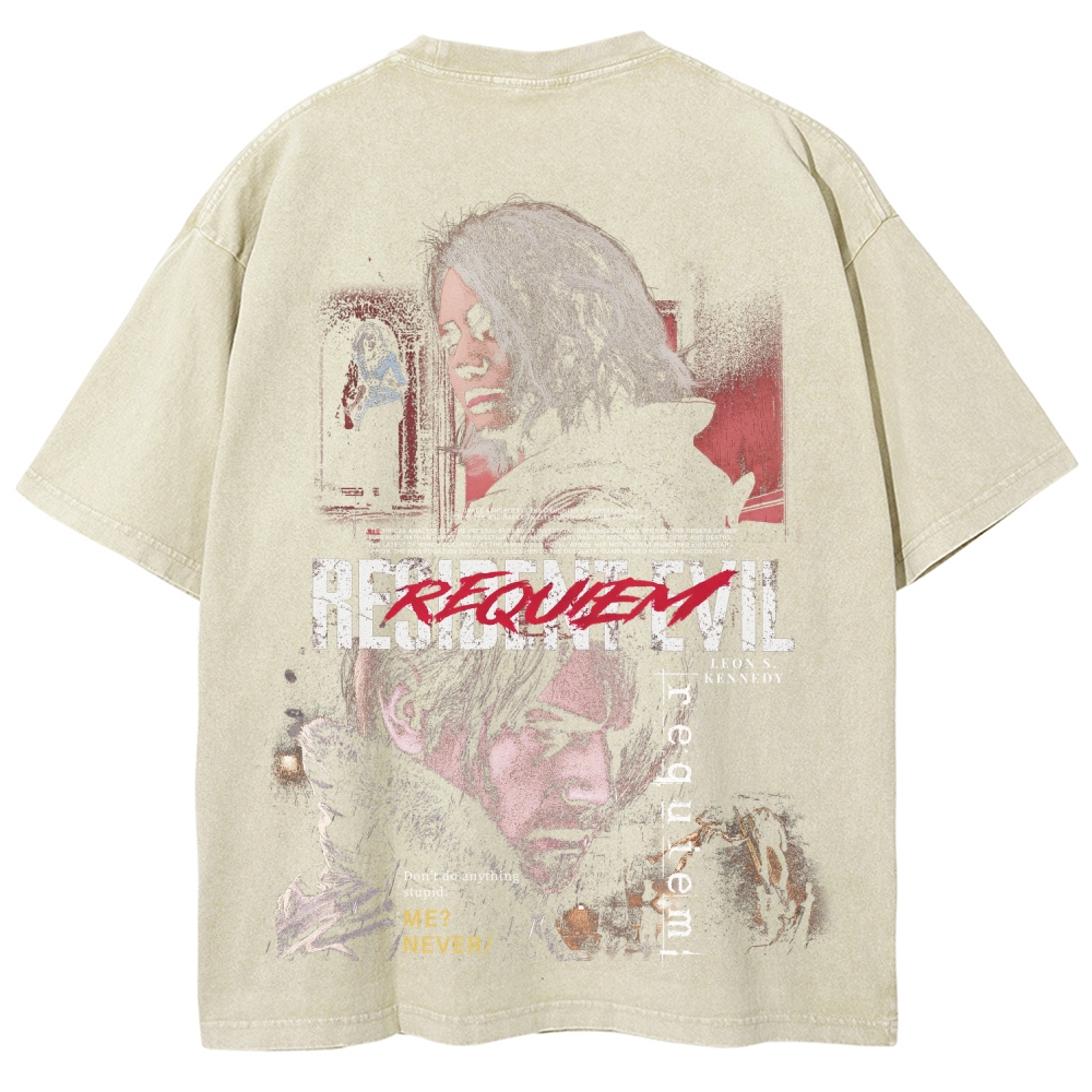 Resident Evil Unisex Fit Washed T-Shirt 2603013822