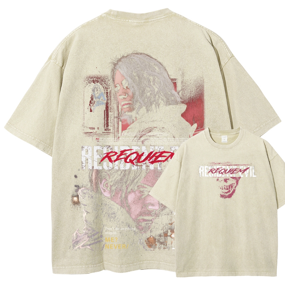 Resident Evil Unisex Fit Washed T-Shirt 2603013822