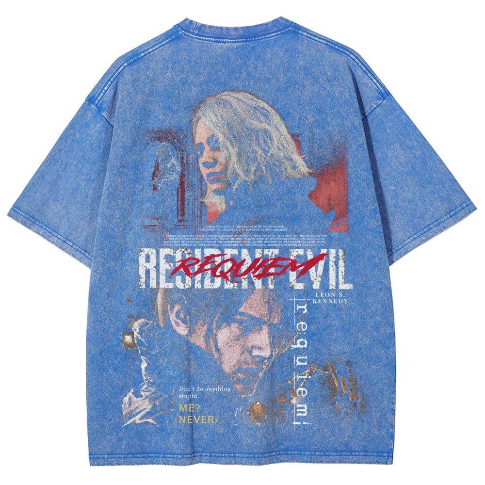 Resident Evil Unisex Fit Washed T-Shirt 2603013822