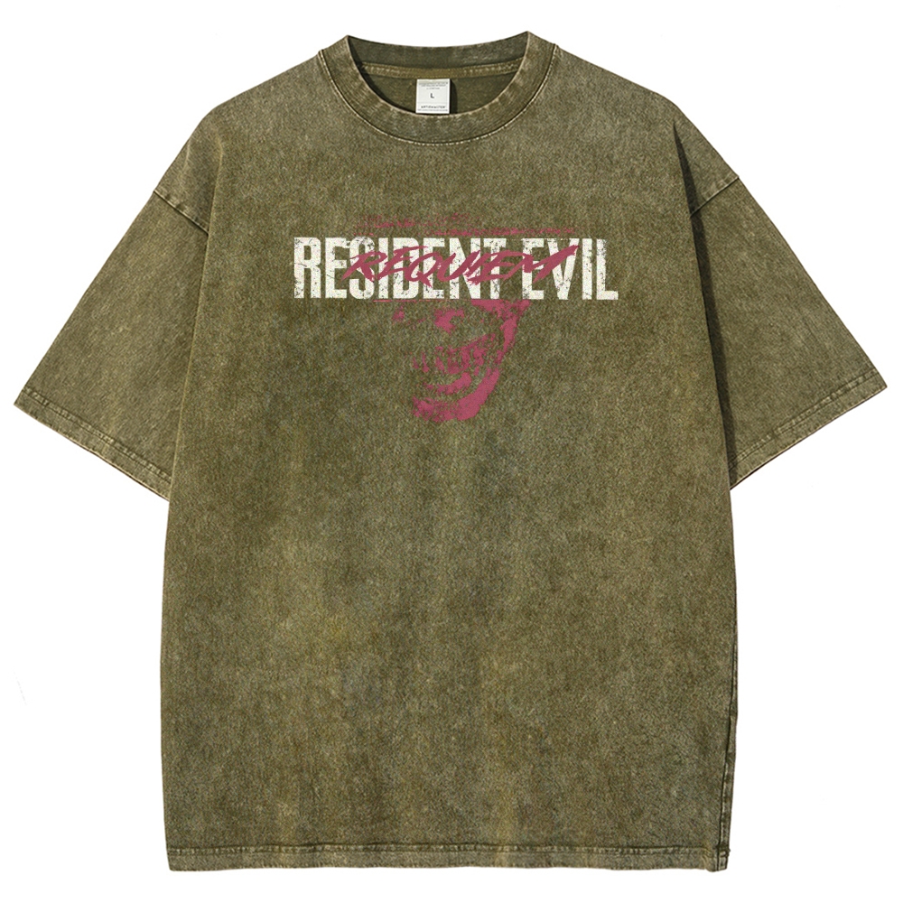 Resident Evil Unisex Fit Washed T-Shirt 2603013822