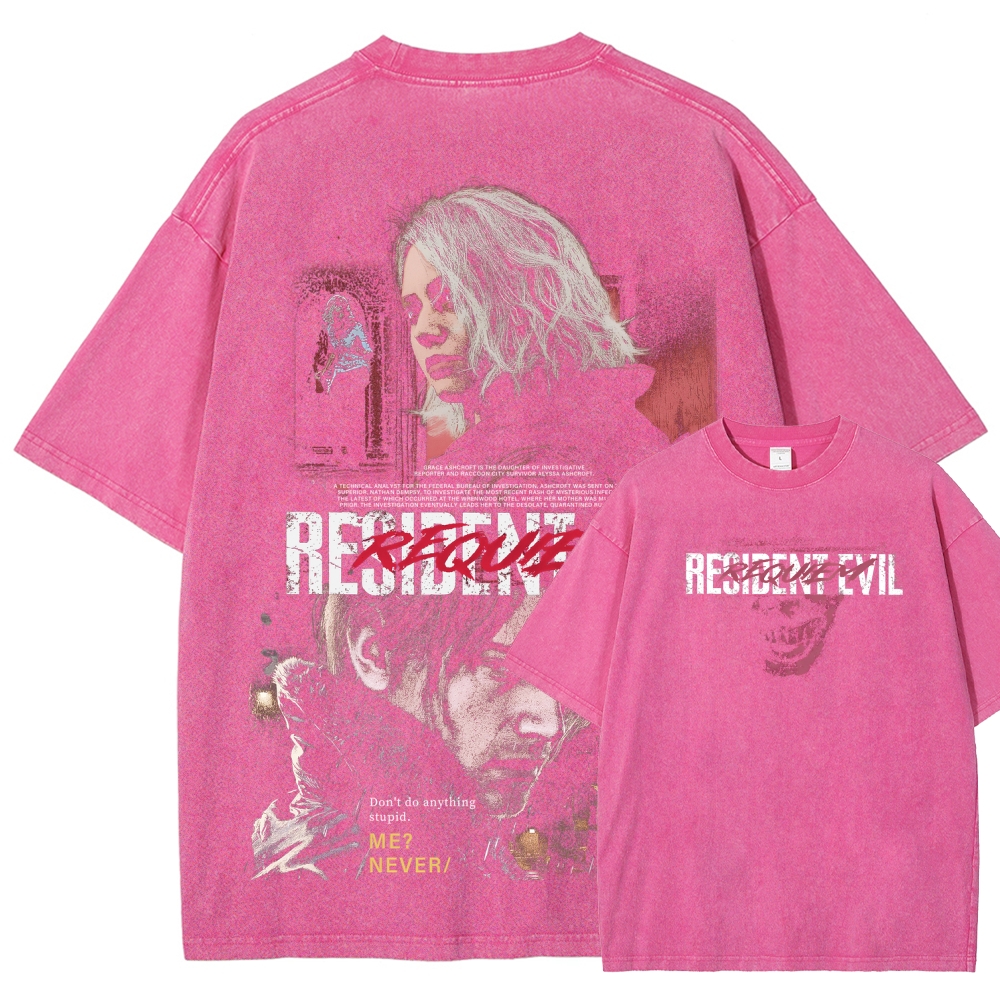 Resident Evil Unisex Fit Washed T-Shirt 2603013822