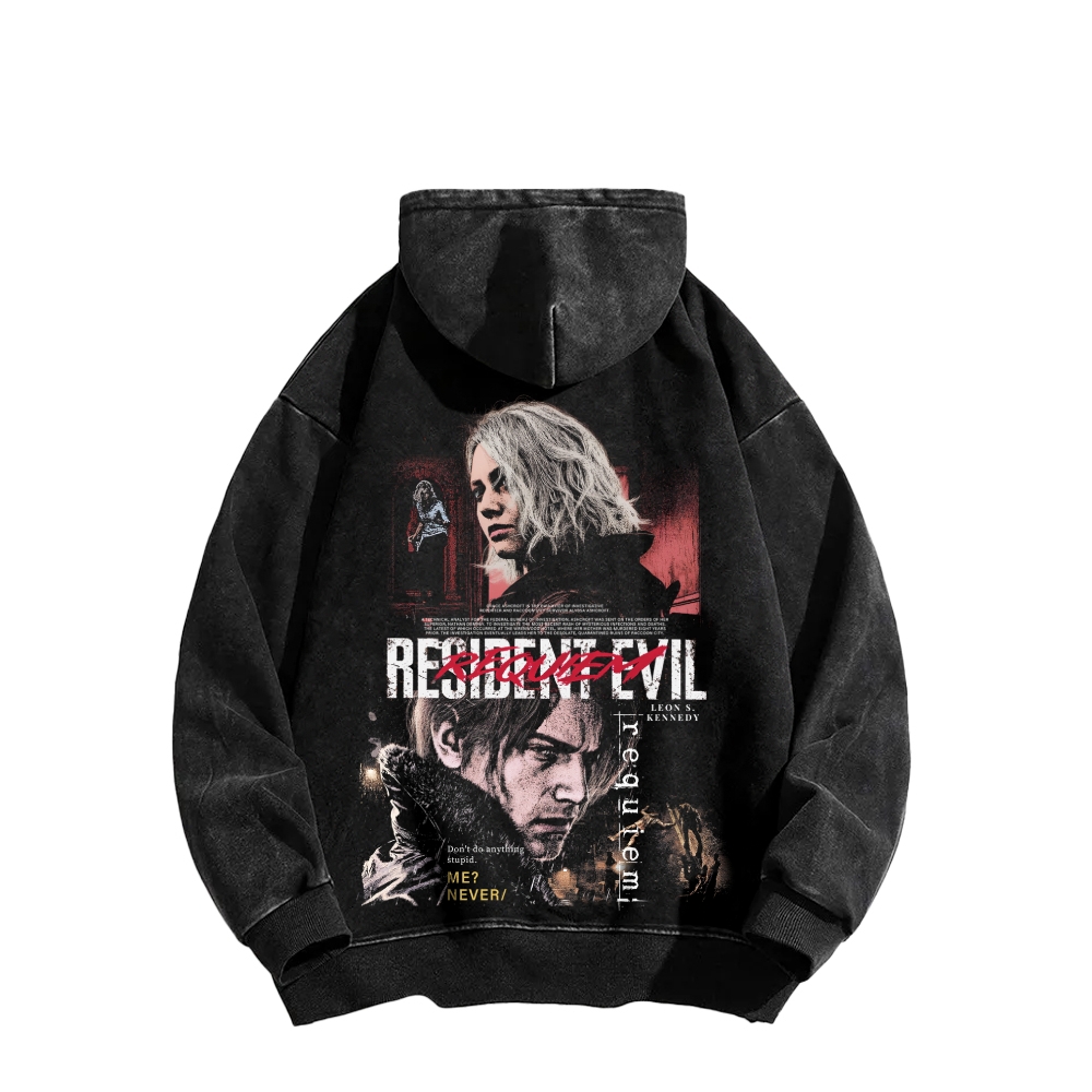 Resident Evil Unisex Washed Hoodie 2603013824
