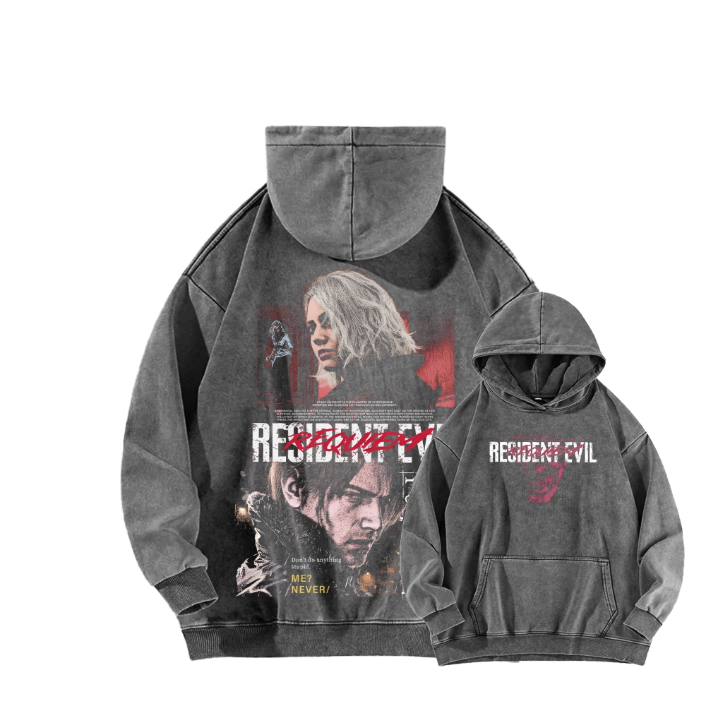 Resident Evil Unisex Washed Hoodie 2603013824