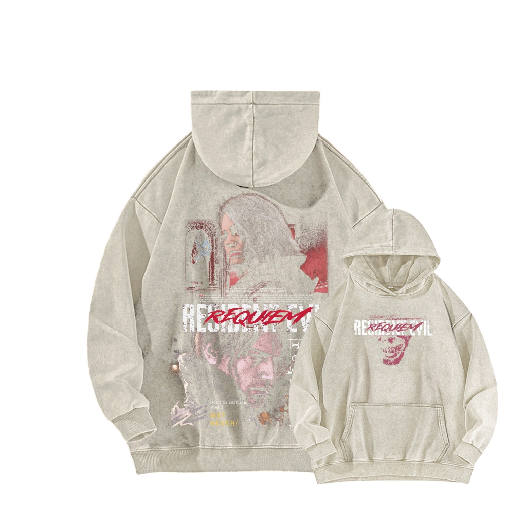 Resident Evil Unisex Washed Hoodie 2603013824