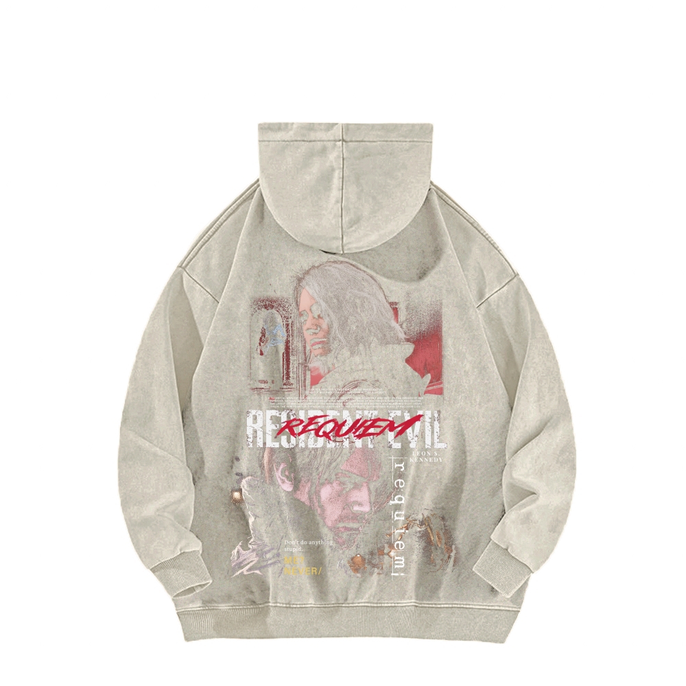 Resident Evil Unisex Washed Hoodie 2603013824