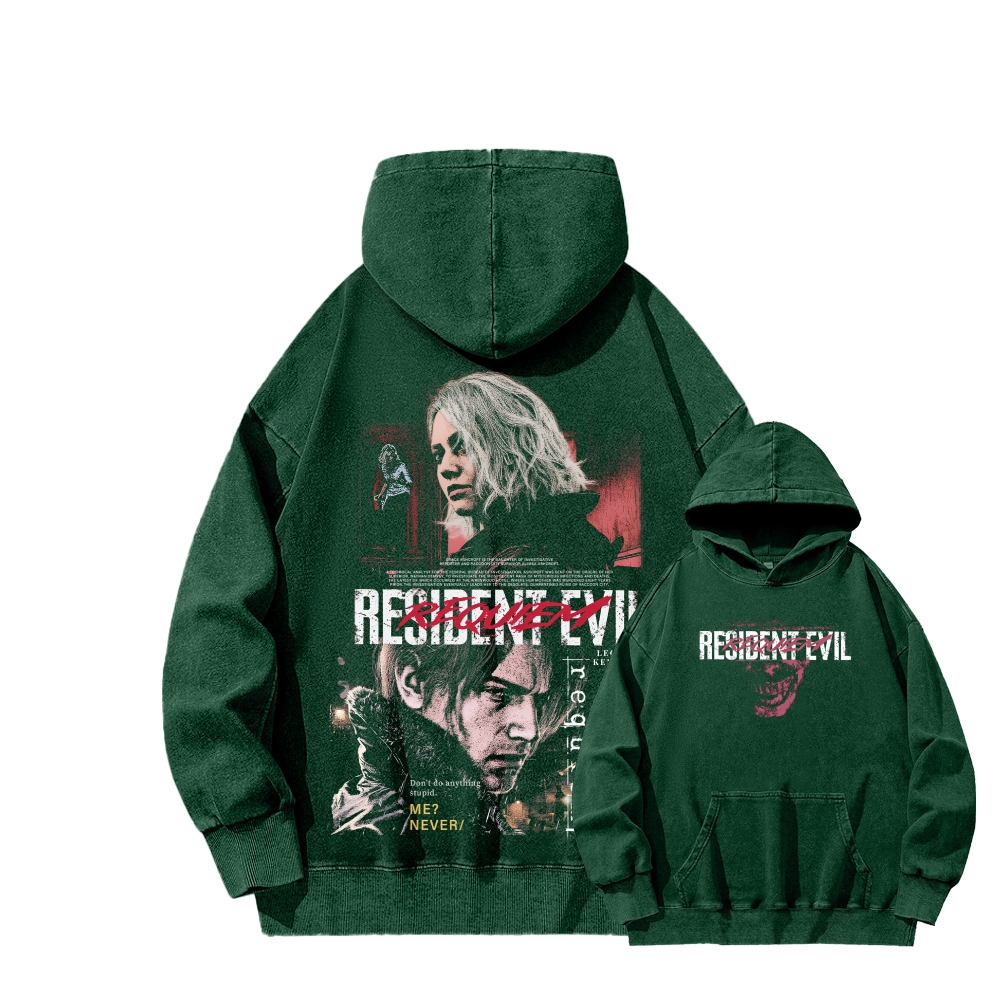 Resident Evil Unisex Washed Hoodie 2603013824