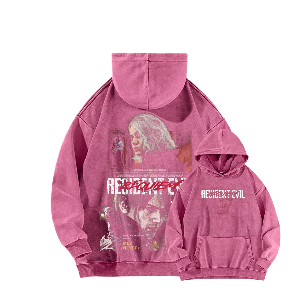 Resident Evil Unisex Washed Hoodie 2603013824