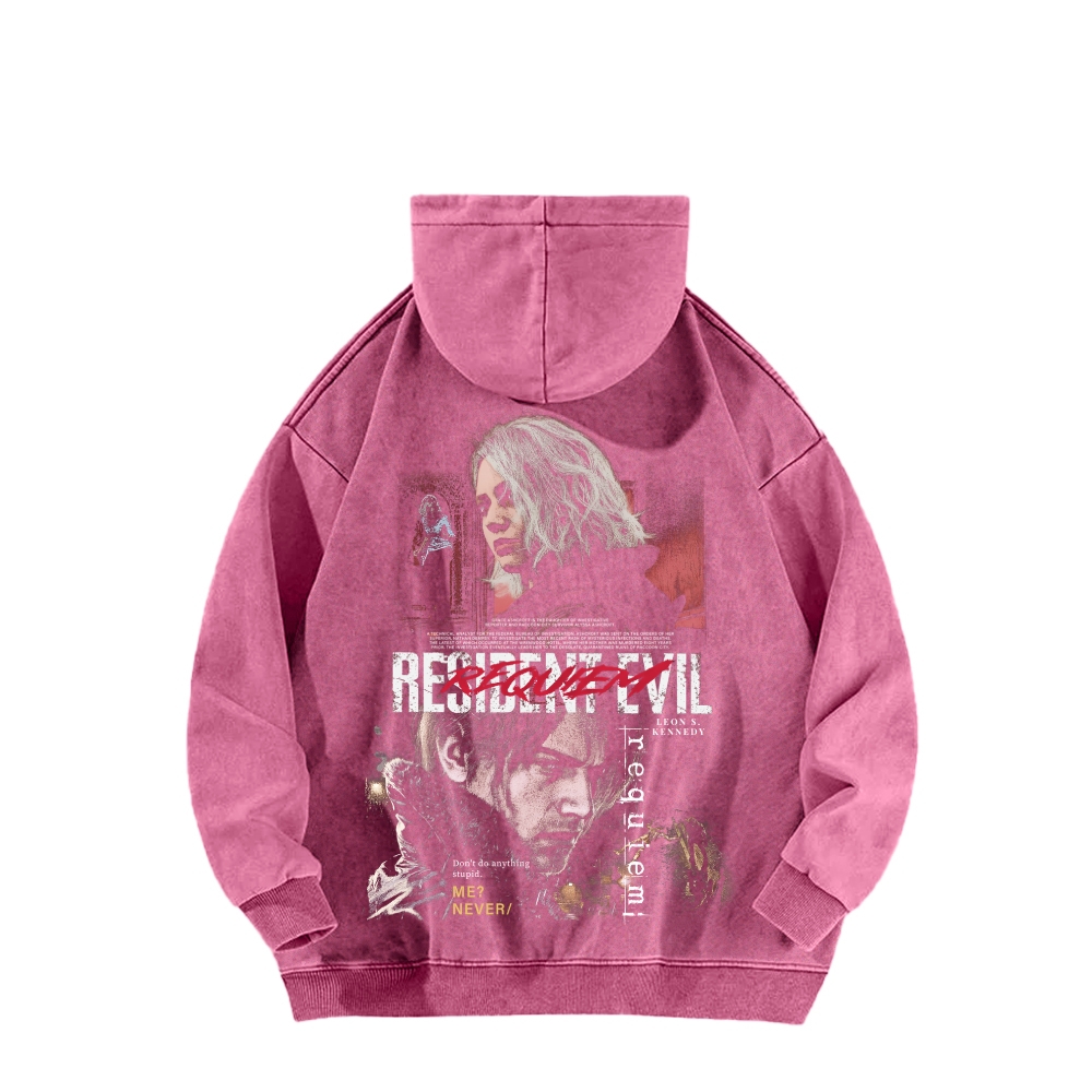 Resident Evil Unisex Washed Hoodie 2603013824