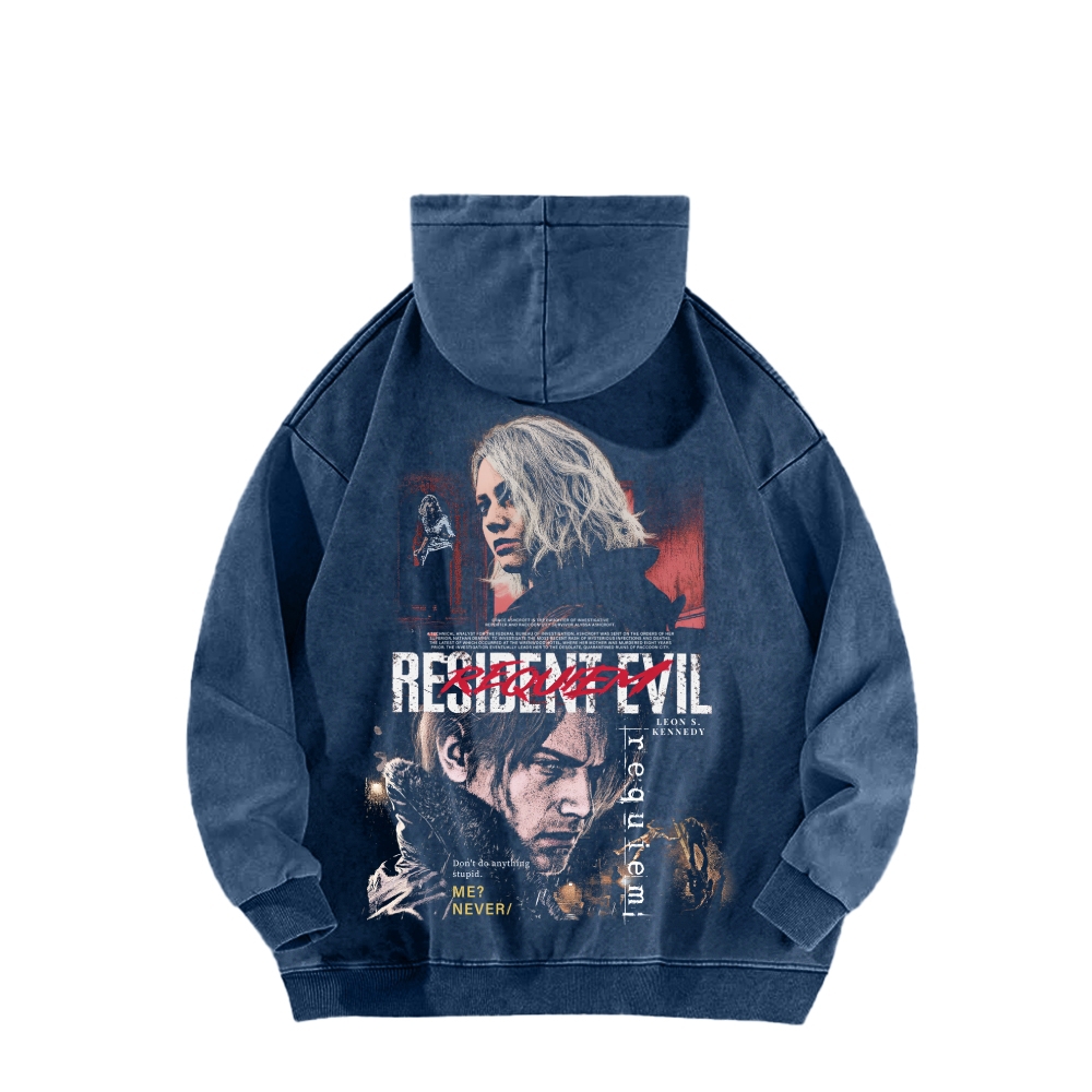 Resident Evil Unisex Washed Hoodie 2603013824