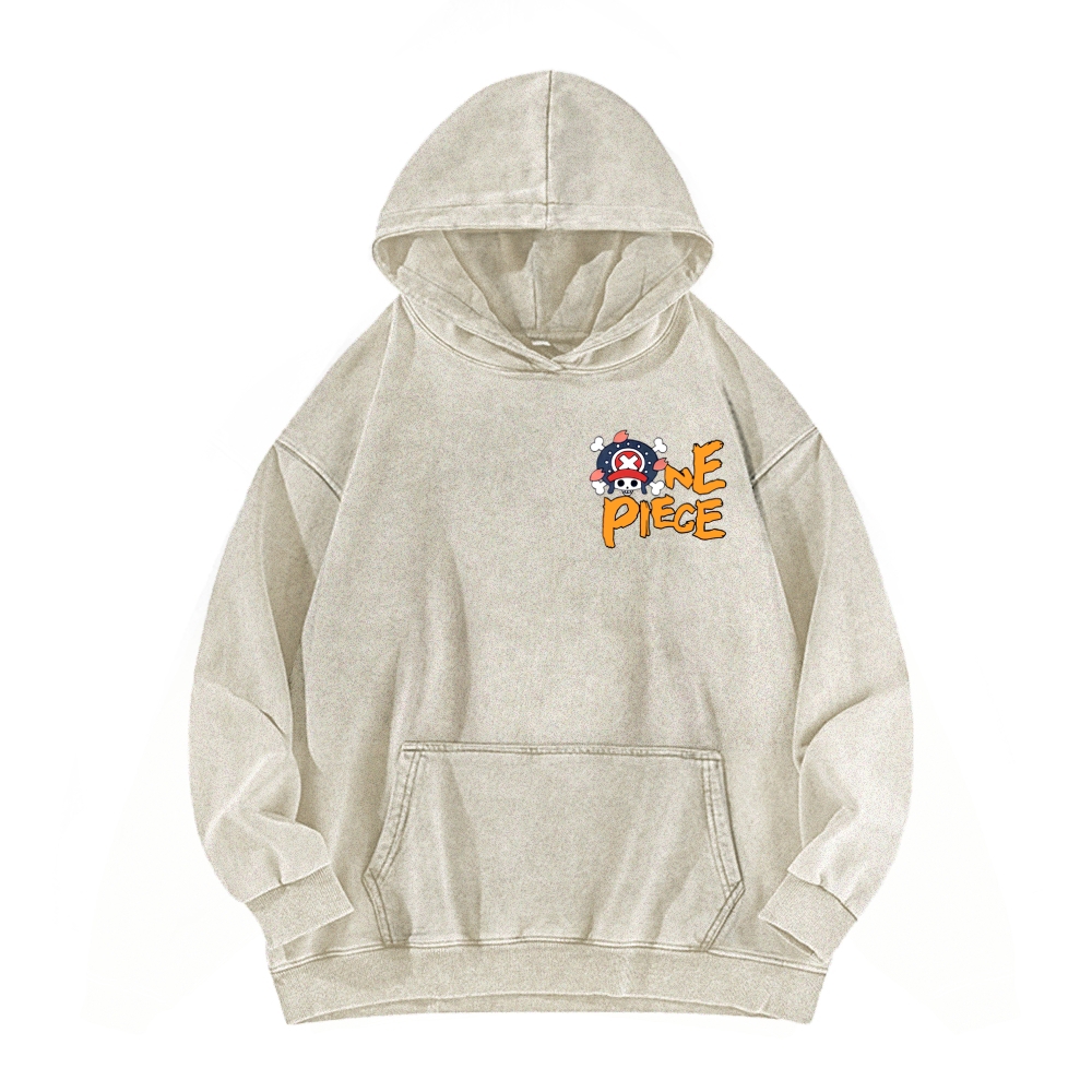 One Piece Unisex Washed Hoodie 2603014173