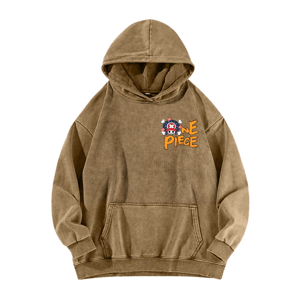 One Piece Unisex Washed Hoodie 2603014173