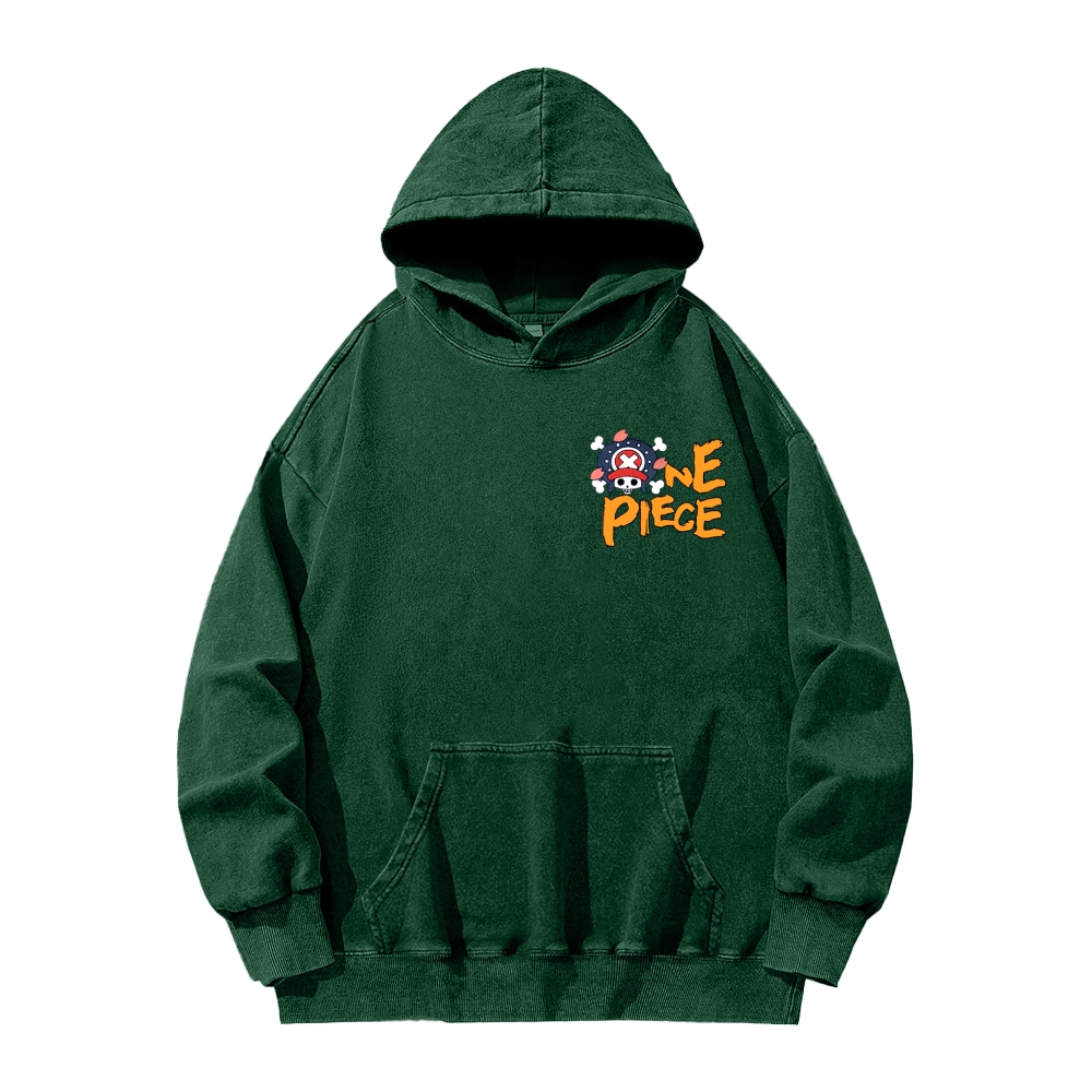One Piece Unisex Washed Hoodie 2603014173