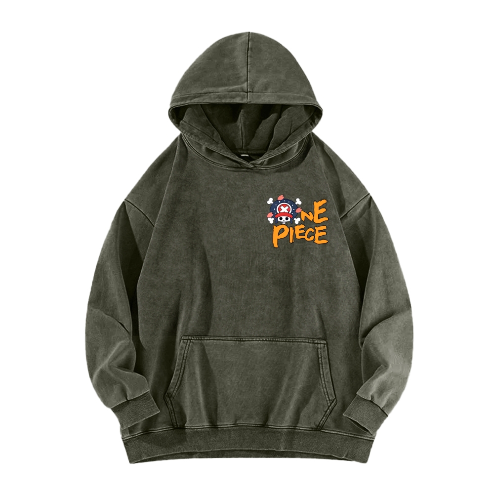 One Piece Unisex Washed Hoodie 2603014173
