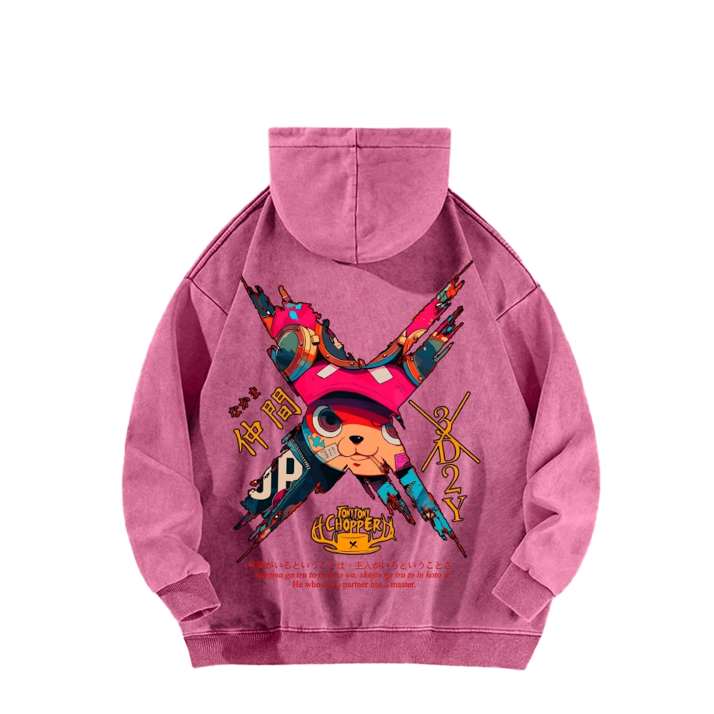 One Piece Unisex Washed Hoodie 2603014173