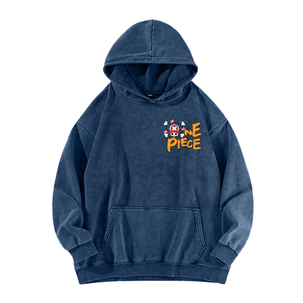 One Piece Unisex Washed Hoodie 2603014173