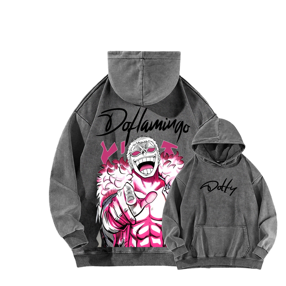 One Piece Unisex Washed Hoodie 2603014197