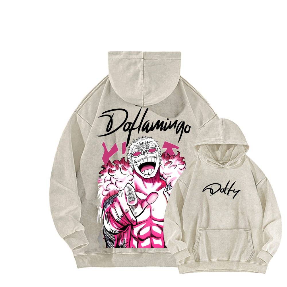 One Piece Unisex Washed Hoodie 2603014197