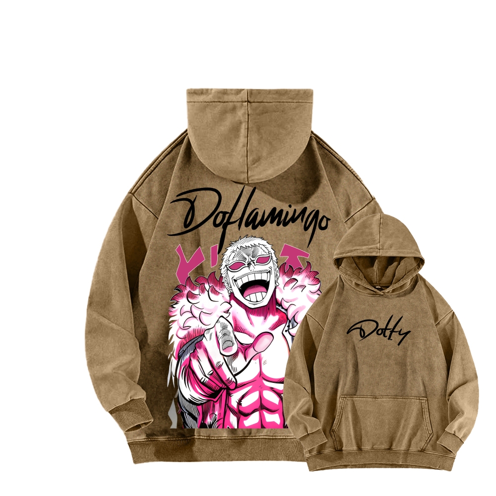 One Piece Unisex Washed Hoodie 2603014197