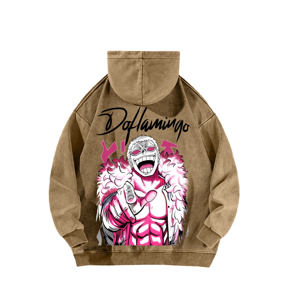 One Piece Unisex Washed Hoodie 2603014197