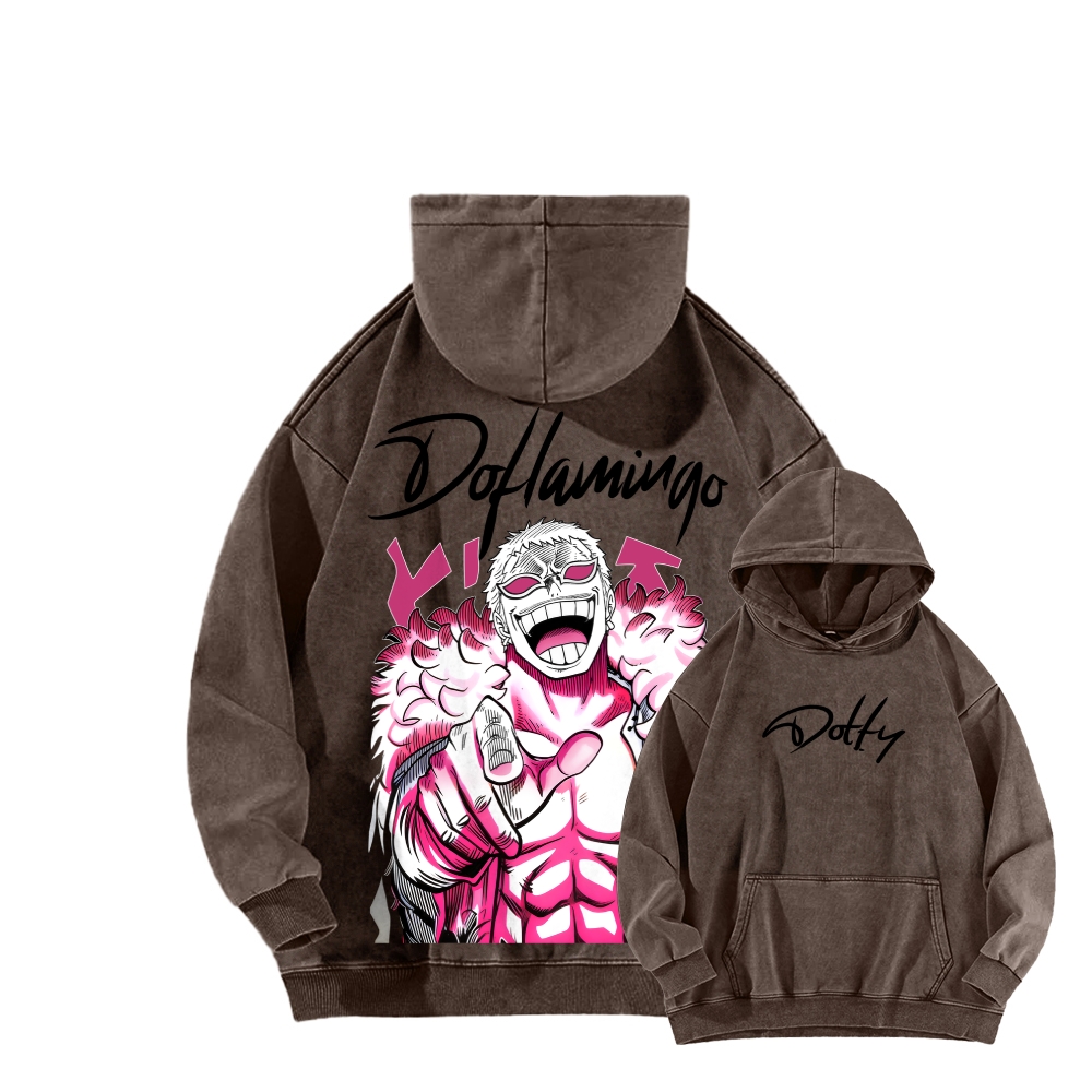 One Piece Unisex Washed Hoodie 2603014197