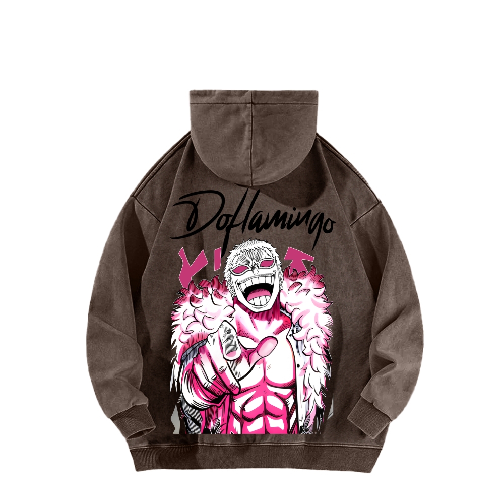 One Piece Unisex Washed Hoodie 2603014197