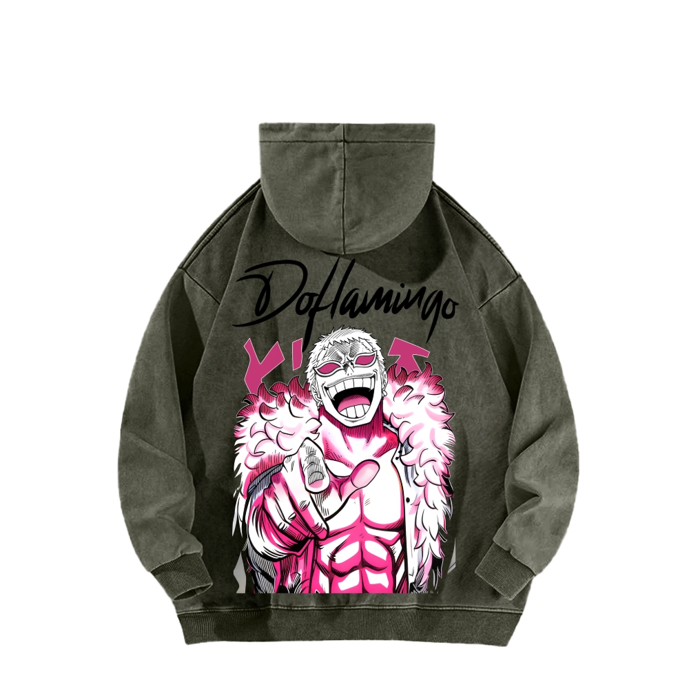 One Piece Unisex Washed Hoodie 2603014197